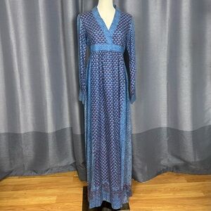 Vintage 60’s Cotton Maxi Dress
